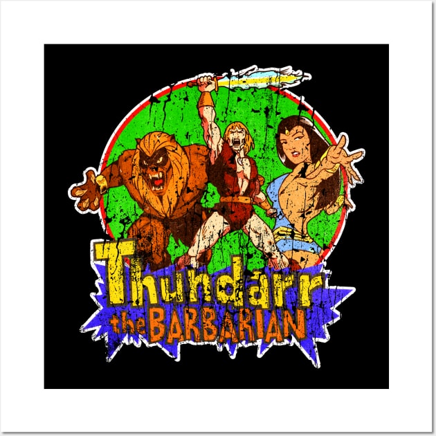 Thundarr the Barbarian // 80s Cartoon Wall Art by Niko Neon